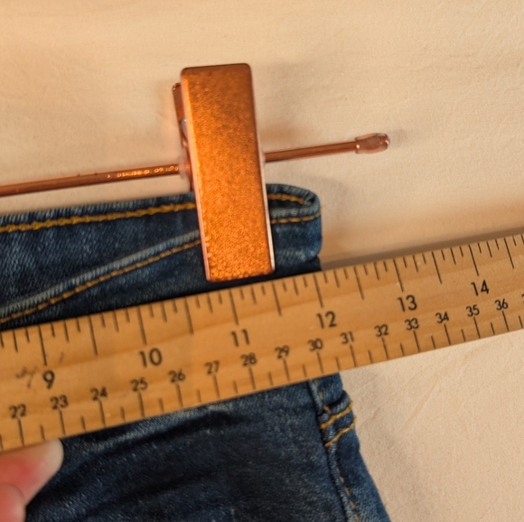 12.Zara Women's Blue Flared Jeans - Picture 4 of 4